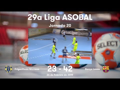 LIGA ASOBAL J20: Frigoríficos Morrazo - Barça Lassa 23-42