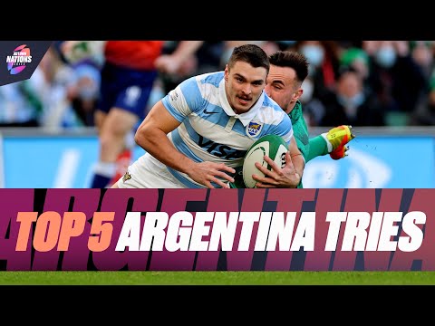 Top 5 Tries | Argentina | Autumn Nations Series