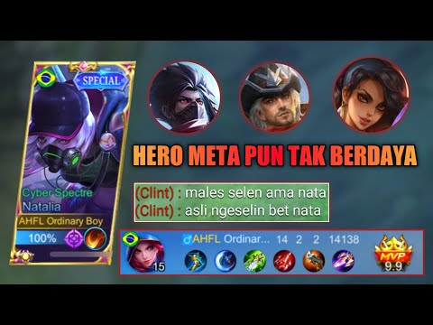 The Reason Why Natalia Sidelane is So Annoying | Top Global Natalia Gameplay - MLBB