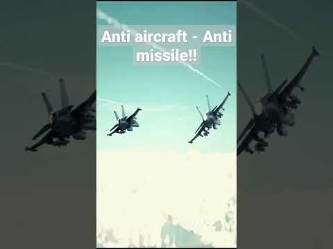 Powerful anti aircraft can counter-attacked missile.