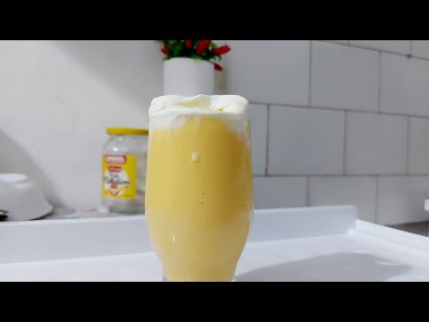|| Mango milkshake with vanilla icecream ||Very yummy mango 🥭 milkshake recipe