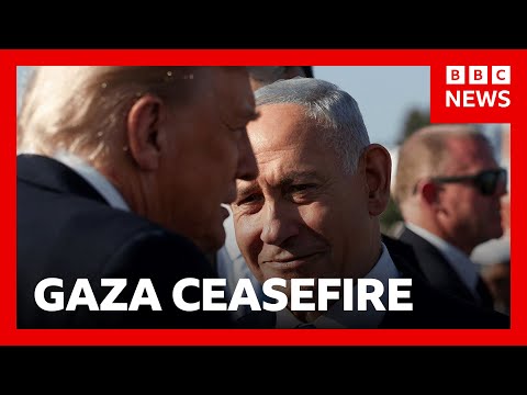 Trump hopes to reach phase two of Gaza ceasefire 'very quickly' | BBC News