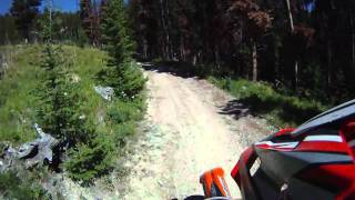 preview picture of video 'Day 2 on my Continental Divide Trail ride #4 Montana'