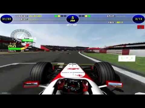 Thumbnail for F1 Challenge 2006 - Silverstone (actual layout,old pit straight) Qualifying Lap [Onboard] by Super Aguri SA05