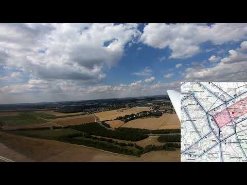 VFR Abflug Flughafen Dortmund mit Motorsegler - BZF II Übung