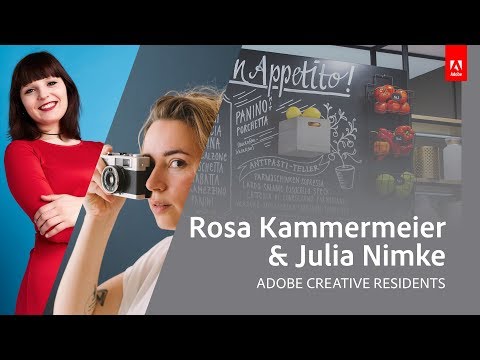 Live Grafikdesign & Fotografie mit Julia Nimke und Rosa Kammermeier - Adobe Live 1/3