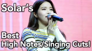 Solar (Mamamoo)- Best Live High Notes/Singing Cuts