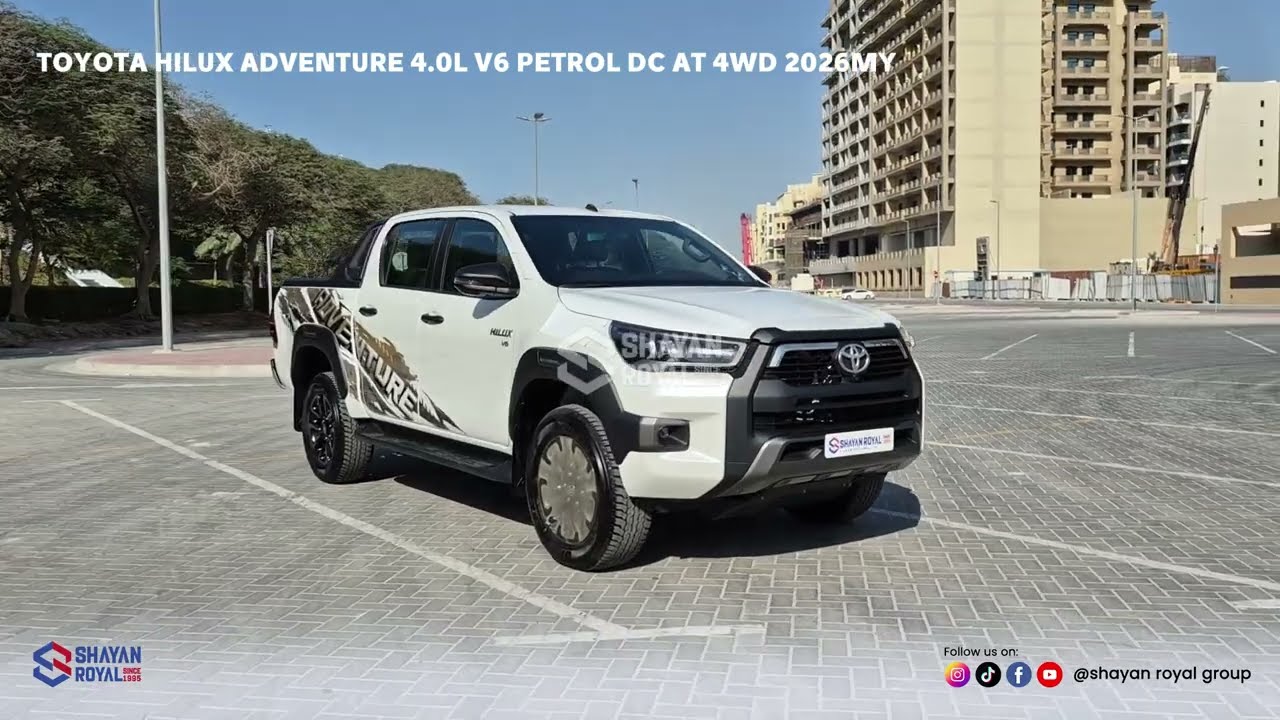 Toyota Hilux ADVENTURE 4.0L V6 PETROL DC AT 4WD 2026MY video