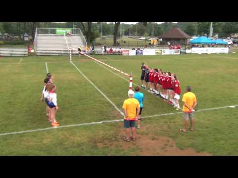 27. 2018 U18 Fistball WC - 5th Place Women - USA vs. Chile