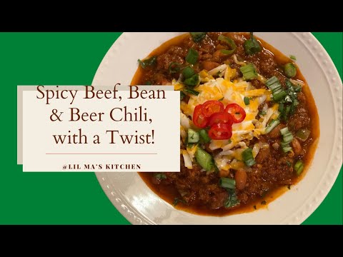 Beef, Bean & Beer Chili | Quick & Easy Chili Recipe |...