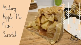 BAKE WITH ME: Deep Dish Apple Pie over the Holidays