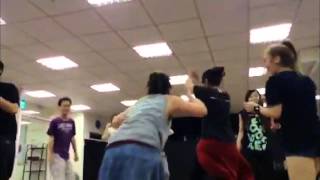 JazzMine's Dancehall Routine 20130704 Them Island Boyz - Sugary Wastline