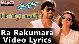 Ra Rakumara Video Song With Lyrics II Govindudu An