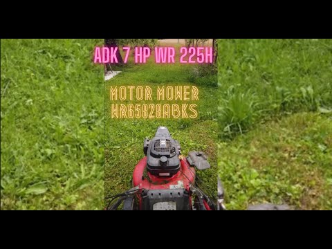 ADK 7 HP WR 225H motor mower  WR65828ABKS #tractor #mower #garden