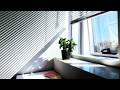 Sunlit Office Blinds & Room Tone | 1 Hour | Real Sound | 4K | Focus & Relax