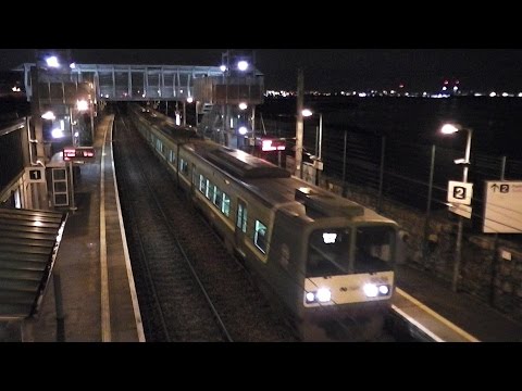 IE 8520 Class Dart Train number 8636 - Booterstown Station, Dublin