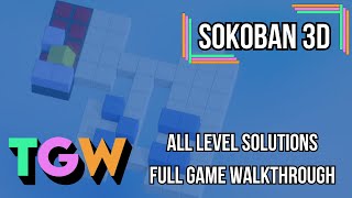Sokoban 3D  - 100% Full Game Walkthrough / All Level Solutions