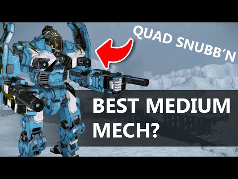Most optimized medium mech? | Quad Snubb'n in Griffin Sparky