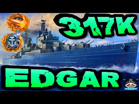 Edgar drückt 317K DMG "Let's BRRRRR" "300K Club" ⚓️ in World of Warships 🚢 #worldofwarships