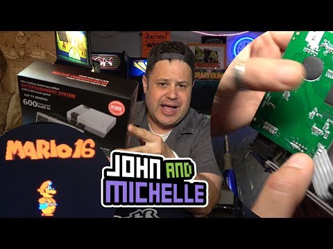 $25 NES Classic China Fake Bootleg Copy 600 in 1 - COOL BABY - TEAR DOWN Review Clone