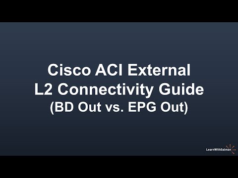 Cisco ACI External L2 Connectivity Guide