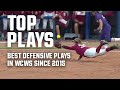 Top WCWS Softball Defensive Plays Since 2015