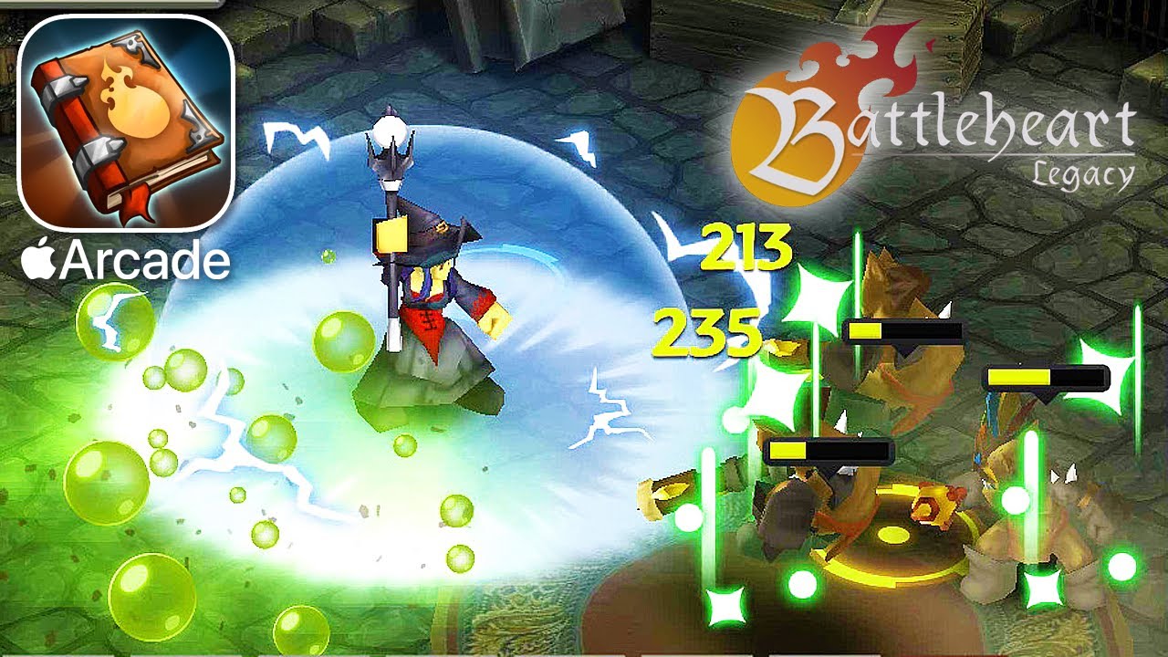 Battleheart Legacy+ - iOS (Apple Arcade) Gameplay