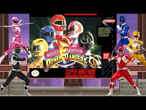 Mighty Morphin Power Rangers (SNES) - [Longplay]