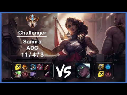 KR Challenger Replays ADC Samira vs Senna Ep.3813
