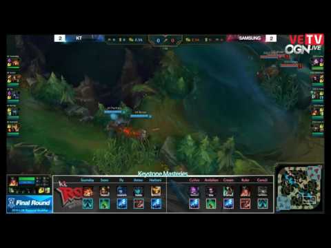 17 03 09 2016 KT Rolster vs SAMSUNG Vòng Loại CKTG 2016   Khu Vực LCKVán 5