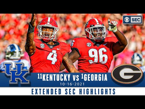 #11 Kentucky vs #1 Georgia Extended Highlights | CBS Sports HQ