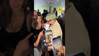 Kendall Jenner, Kim Kardashian &amp; Bad Bunny at Drake concert