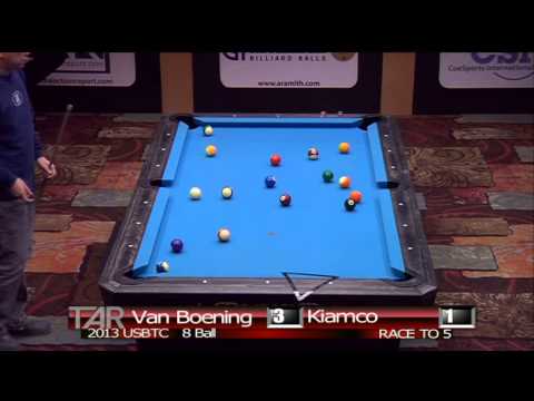 2013 USBTC 8 Ball Division. Shane van Boening vs Warren Kiamco