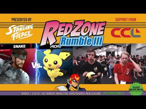 Redzone Rumble 3: Aluf (Snake) vs ENZ | ORG Red (Pichu) - GF Smash Ultimate