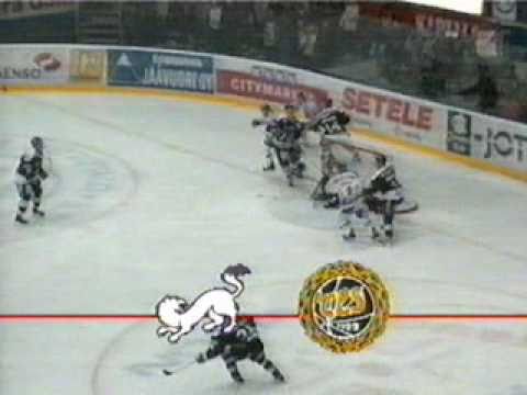 Kärppien ensimmäinen peli SM-liigassa nousun jälkeen (14.9.2000)