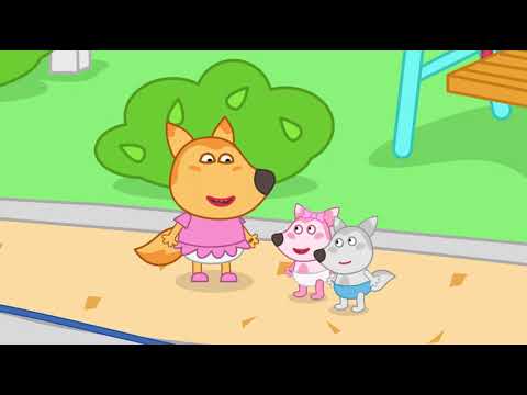 Fox Family Pretend play monster under my bed. Learn Safety Tips cartoon for kids #1693