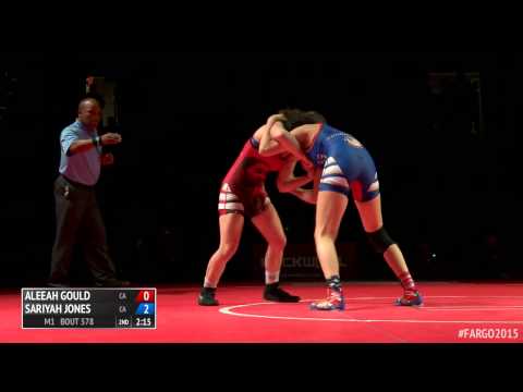 105 1st Place - Sariyah Jones (California) vs. Aleeah Gould (California)