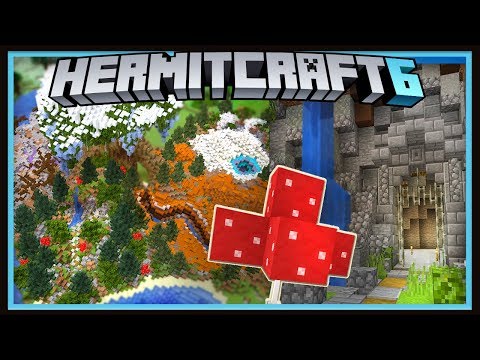 Hermitcraft Season 6: Fantasy Biome With Surprise Design!   (Minecraft 1.13.1 survival  Ep.25)