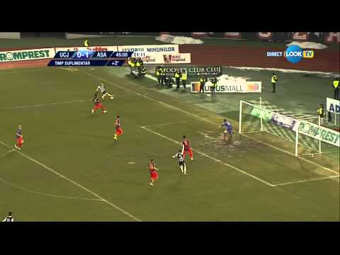 Goga rateaza in meciul cu "U" Cluj