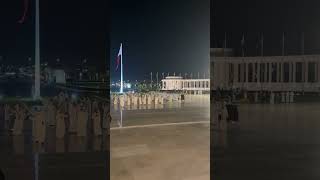 הנשיא טראמפ ואמיר קטאר צופים בטקס ריקוד חרבות בארמון אל ווג'בה 🇺🇸🇶🇦