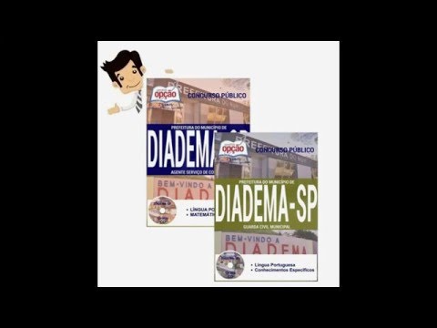 Apostilas Concurso Diadema 2016 - Agente Serviços e GCM