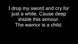Warrior is a child lyrics