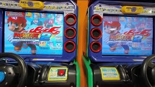 マリオカートアーケードグランプリ２ 達人同士の１５０cc  4レース対戦 カード使用 