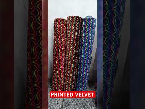 Raising printed velvet, gsm (fabric weight): 220