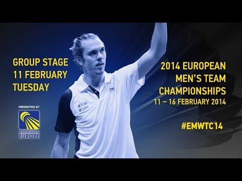 Group Stage - Hans-Kristian Vittinghus (DEN) vs Petr Koukal (CZE) - 2014 European Men's Team C'ships