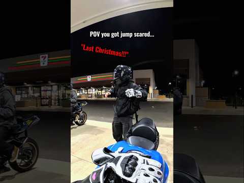 Someones ready for Christmas.....#biker #motovlog #christmas