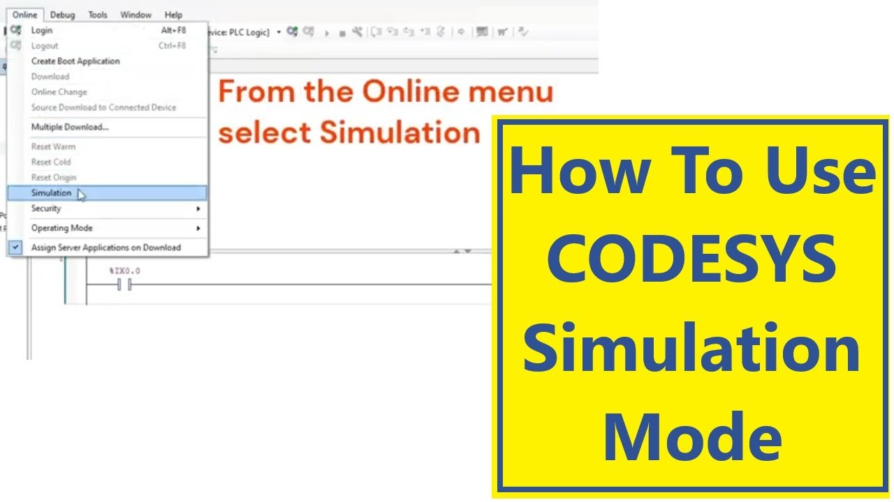 How To Use CODESYS Simulation Mode