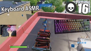 16 BOMB Solo gameplay | Keyboard sounds Fortnite ASMR