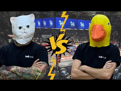 Setting Up A Drum Kit Blindfolded! - Challenge