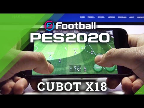 Cubot X18 Pro Evolution Soccer Game Test